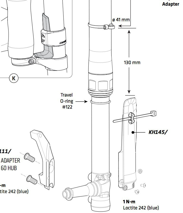Защита ноги Lefty 2.0 Hybrid 32 100, KH145/