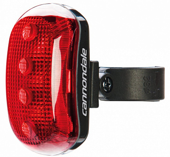Ліхтар задній Cannondale HINDSITE 4 LED чорний, світлодіодні