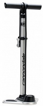 Насос підлоговий Cannondale AIRPORT NITRO срібла. з манометром
