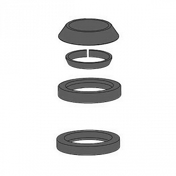 Кермова колонка 1-1/8" New Synapse (2018+) без конуса (44-48 розмір рами)